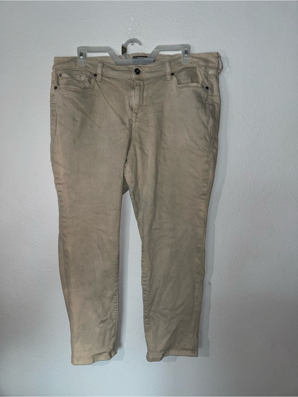 torrid Beige boyfriend  vintage stretch Jeans